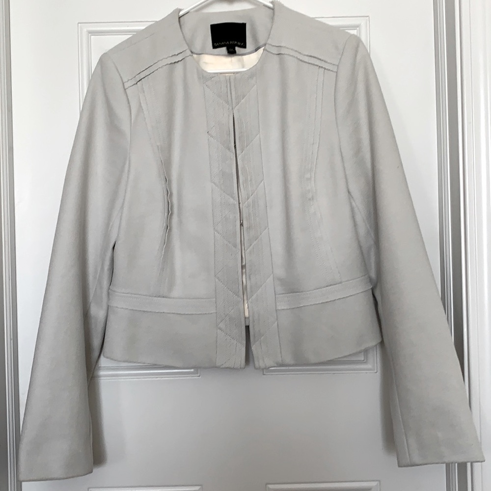Banana Republic slim fit crop bomber